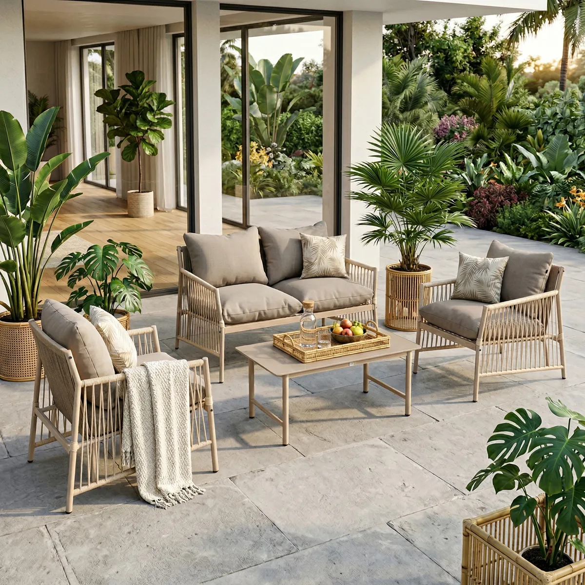 Outdoor Lounge — Coastal Veranda