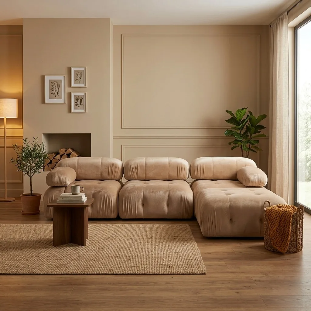Modular Sofa — Cozy & Warm