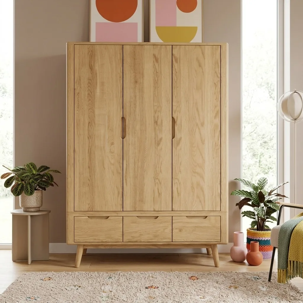 Oak Wardrobe — Dopamine