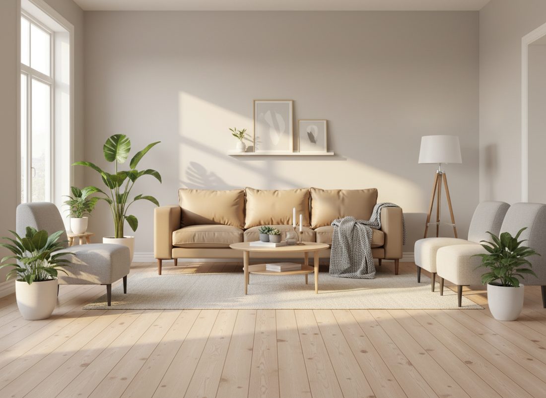 staged room scene